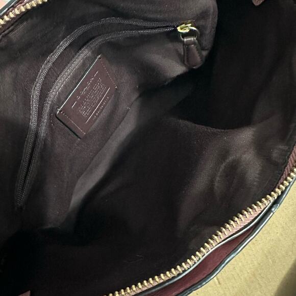 COACH Remi Navy Brown Signature Satchel Saddle Crossbody Bag MRSP $398 - Picture 15 of 15